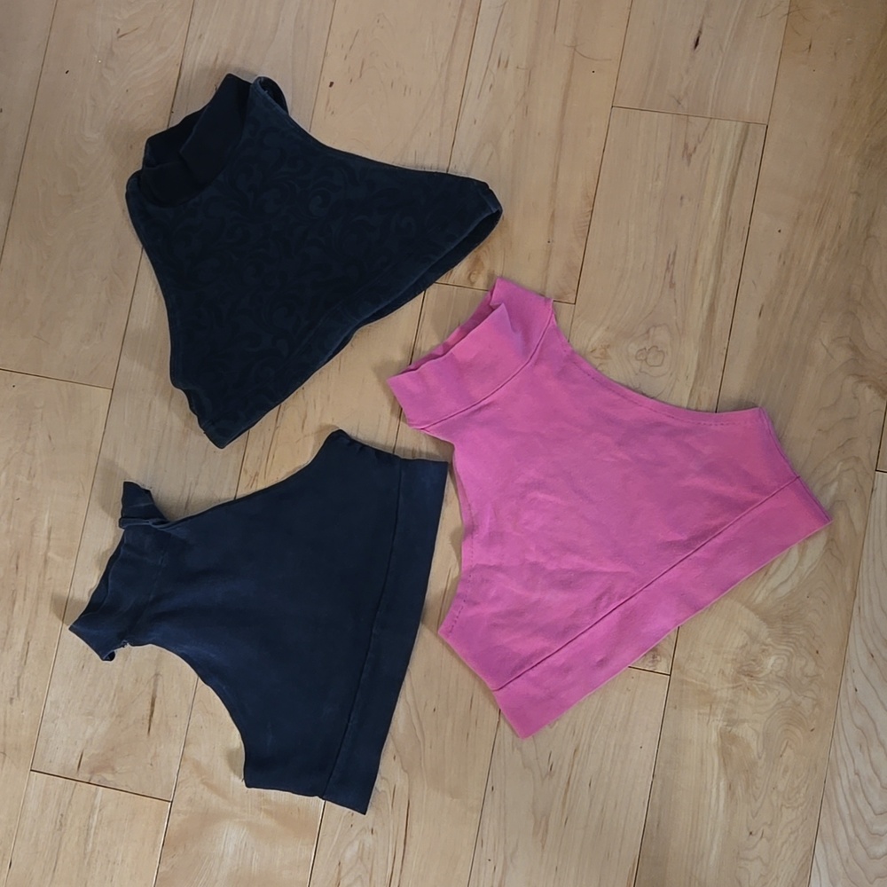 Vintage 80s halter crop top lot